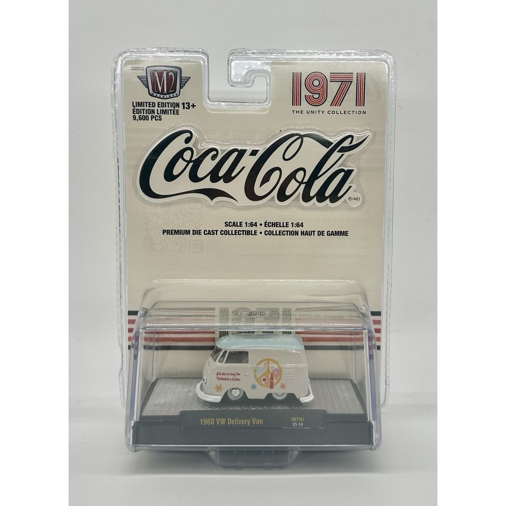 M2 Machines Coca-Cola 1960 VW Delivery Van 1971 Unity Collection 1:64 NEW